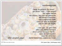 Handbewegungen - Gedicht