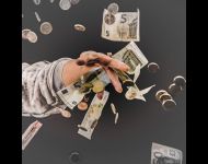 mit geld um sich werfen ur